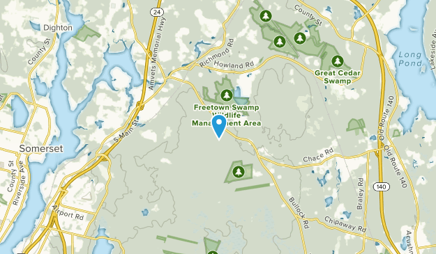 Freetown, Massachusetts Map