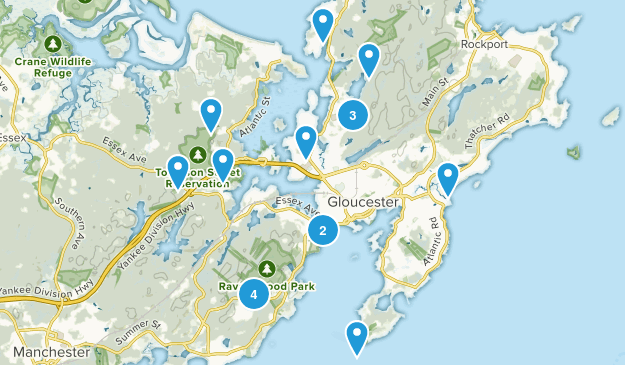 Gloucester, Massachusetts Map