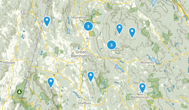 Great Barrington, Massachusetts Map