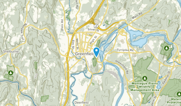 Greenfield, Massachusetts Map