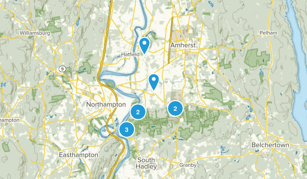 Hadley, Massachusetts Map