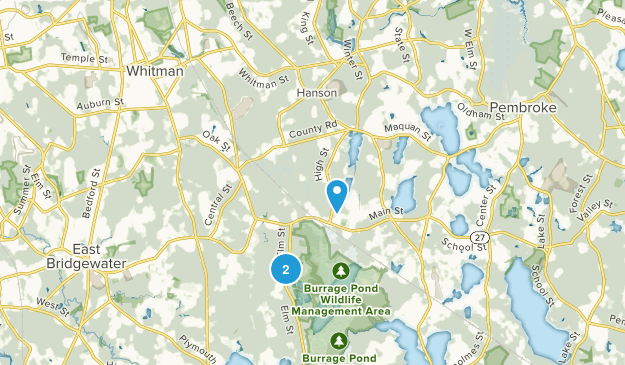 Hanson, Massachusetts Map