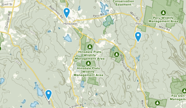 Hinsdale, Massachusetts Map