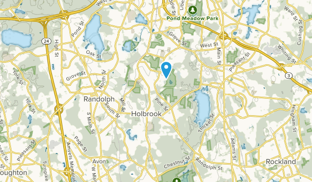 Holbrook, Massachusetts Map