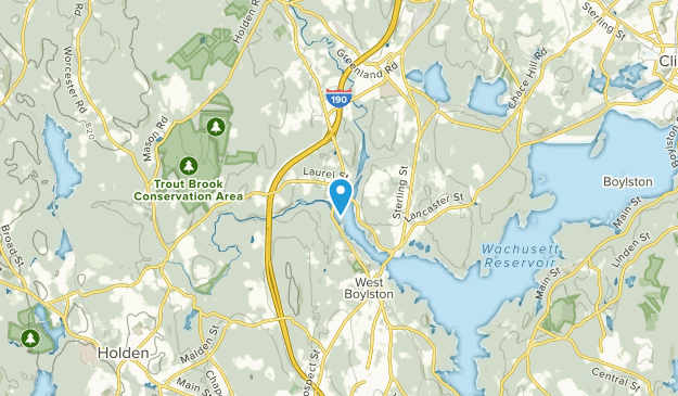 Holden, Massachusetts Map