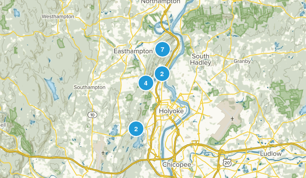 Holyoke, Massachusetts Map