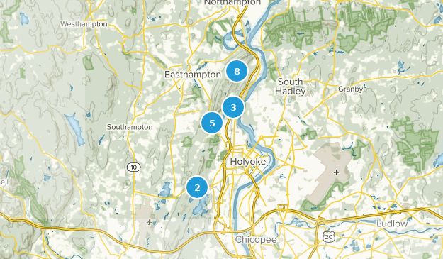 Holyoke, Massachusetts Map