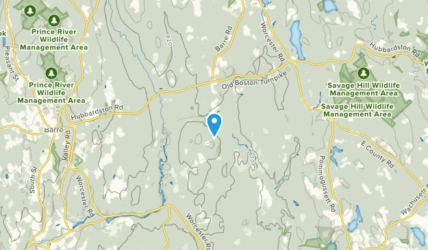Hubbardston, Massachusetts Map