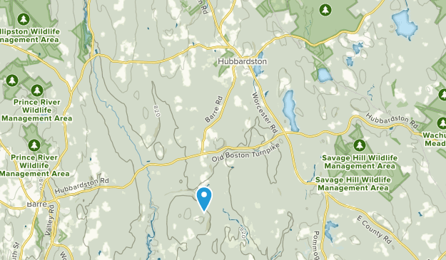 Hubbardston, Massachusetts Map