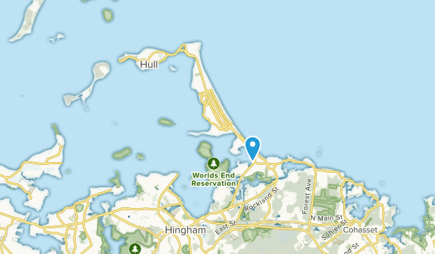 Hull, Massachusetts Map