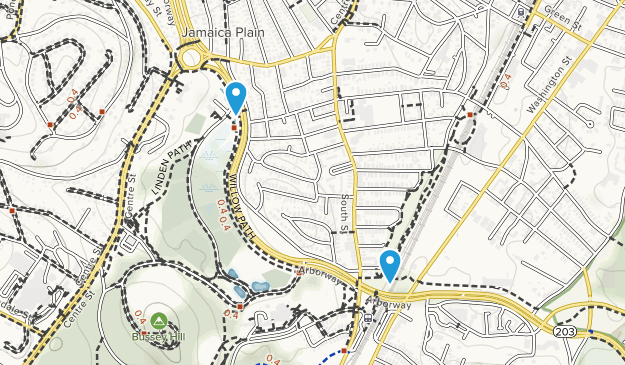 Jamaica Plain, Massachusetts Map