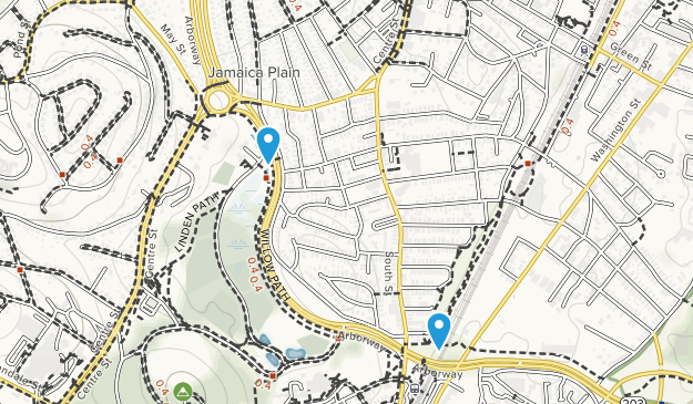 Jamaica Plain, Massachusetts Map