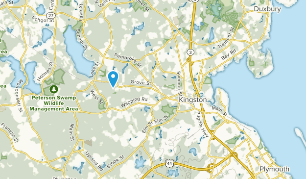 Kingston, Massachusetts Map