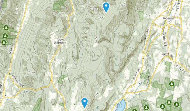 Lanesboro, Massachusetts Map