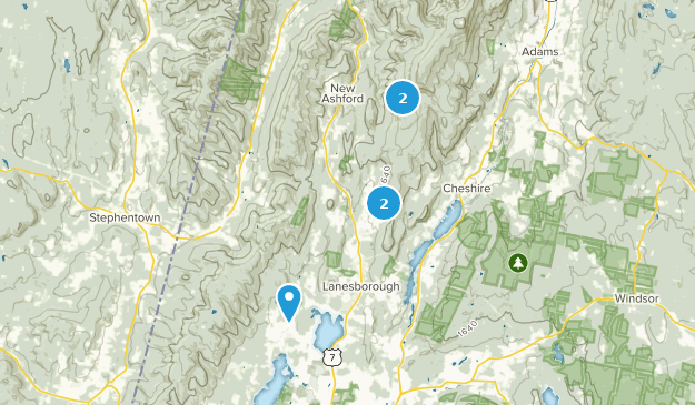 Lanesborough, Massachusetts Map