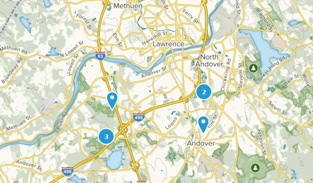Lawrence, Massachusetts Map