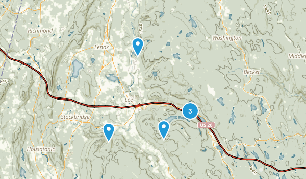 Lee, Massachusetts Map