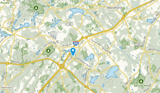 Littleton Common, Massachusetts Map