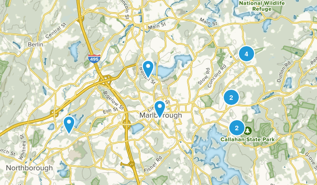 Marlborough, Massachusetts Map