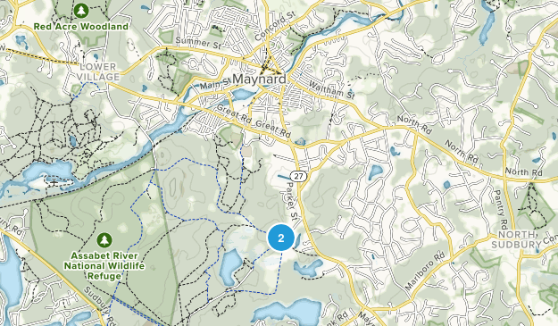 Maynard, Massachusetts Map