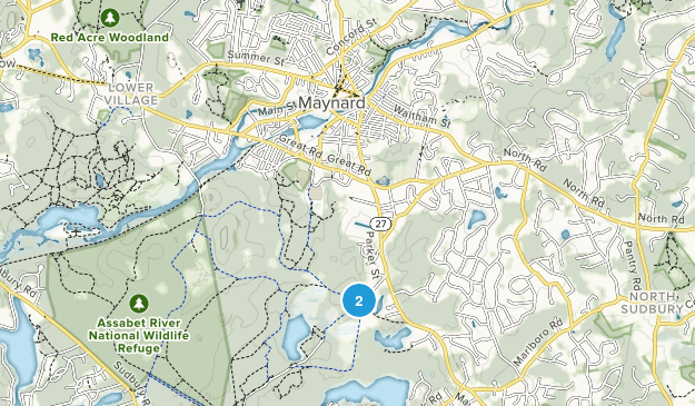 Maynard, Massachusetts Map