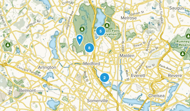 Medford, Massachusetts Map