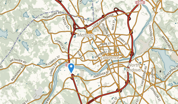 Methuen, Massachusetts Map