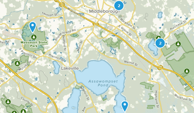 Middleborough, Massachusetts Map