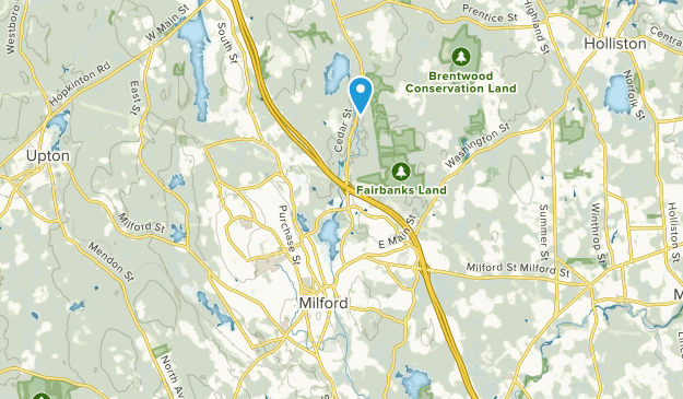 Milford, Massachusetts Map