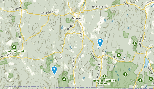 Monson, Massachusetts Map