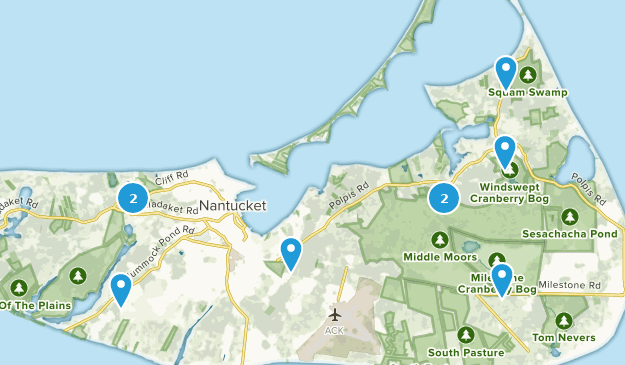 Nantucket, Massachusetts Map