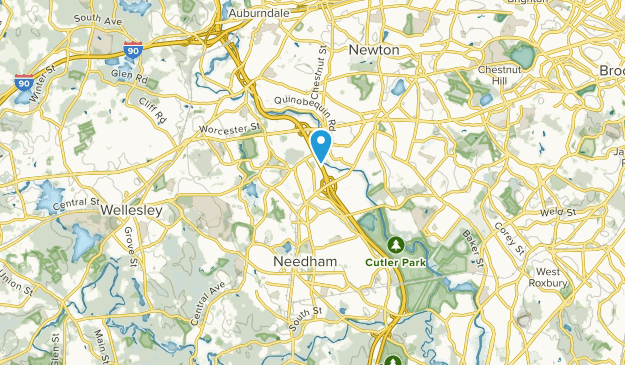 Needham Heights, Massachusetts Map