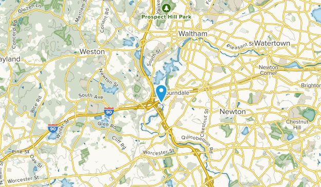 Newton, Massachusetts Map