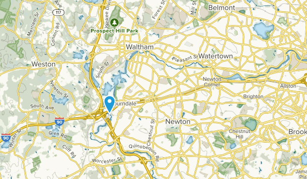 Newton, Massachusetts Map
