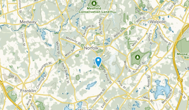 Norfolk, Massachusetts Map