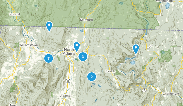 North Adams, Massachusetts Map