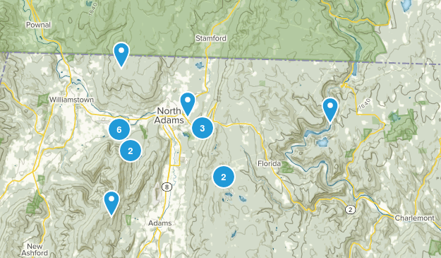 North Adams, Massachusetts Map