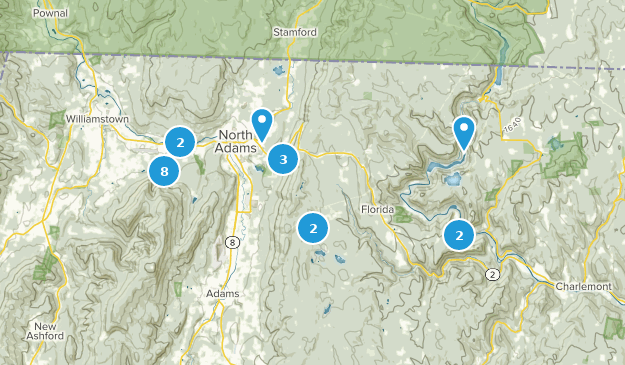 North Adams, Massachusetts Map