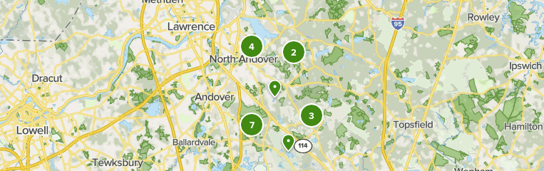 Best trails in North Andover, Massachusetts