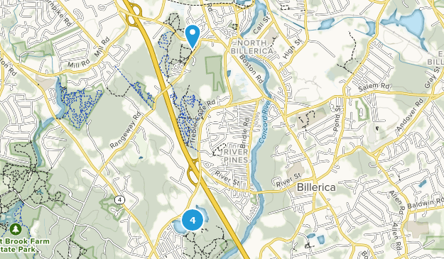 North Billerica, Massachusetts Map