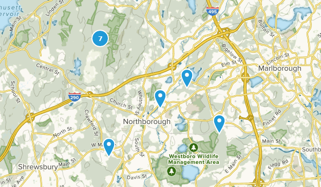 Northborough, Massachusetts Map