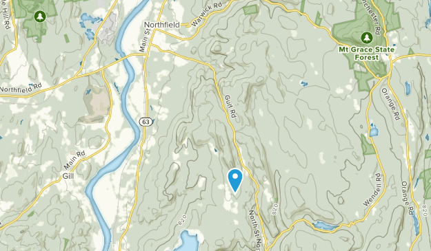 Northfield, Massachusetts Map