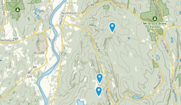 Northfield, Massachusetts Map