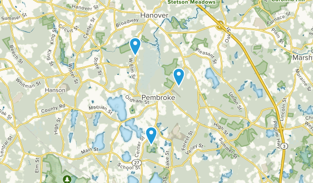Pembroke, Massachusetts Map