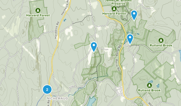 Petersham, Massachusetts Map