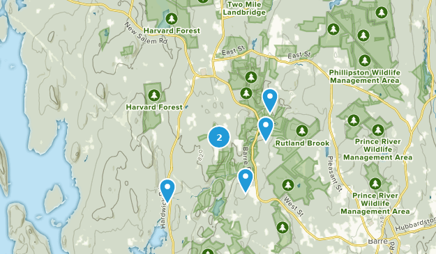 Petersham, Massachusetts Map