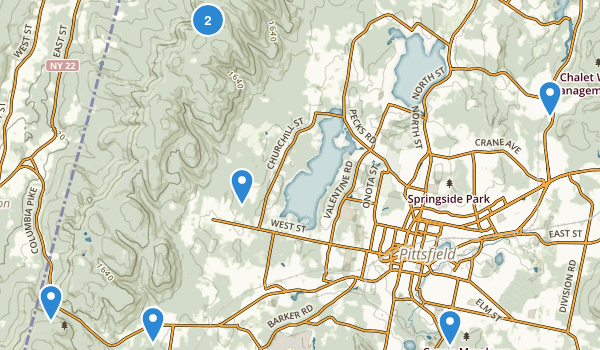 Pittsfield, Massachusetts Map
