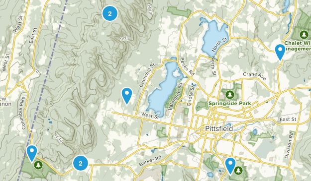 Pittsfield, Massachusetts Map