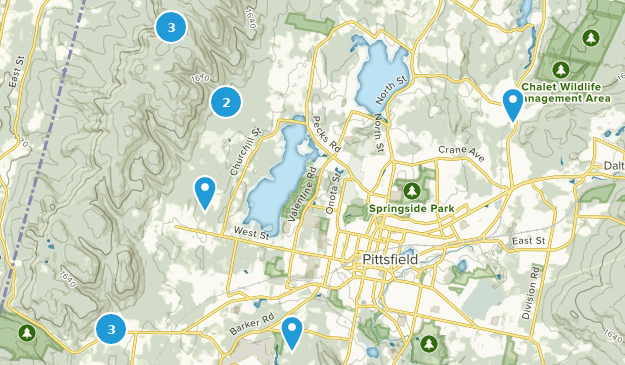 Pittsfield, Massachusetts Map