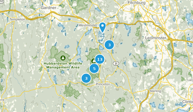 Princeton, Massachusetts Map